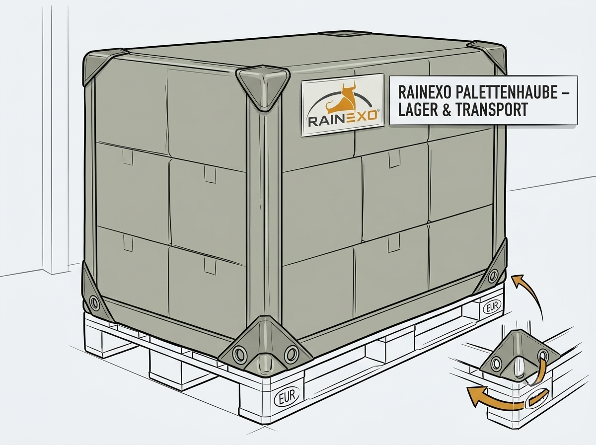 Palettenhaube Rainexo