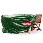 Rainexo Gartentisch-Schutzhülle für runde Tische - grün 