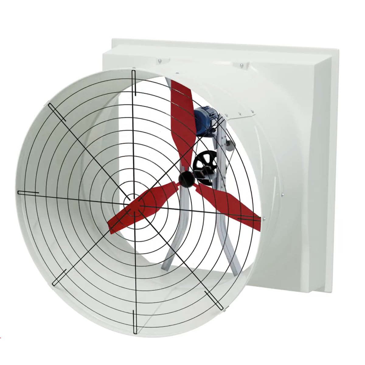 TKC FRP - Profi Hochleistungsventilator, Abluftventilator aus GFK, FRP & Edelstahl, 48.000 m³/h