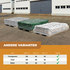 Palettenhaube in Silber 120g/m² 125x85x30cm