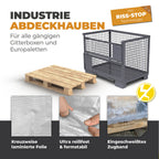 Palettenhaube in Transparent 120g/m² 125x85x30cm