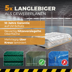 Palettenhaube in Transparent 120g/m² 125x85x30cm