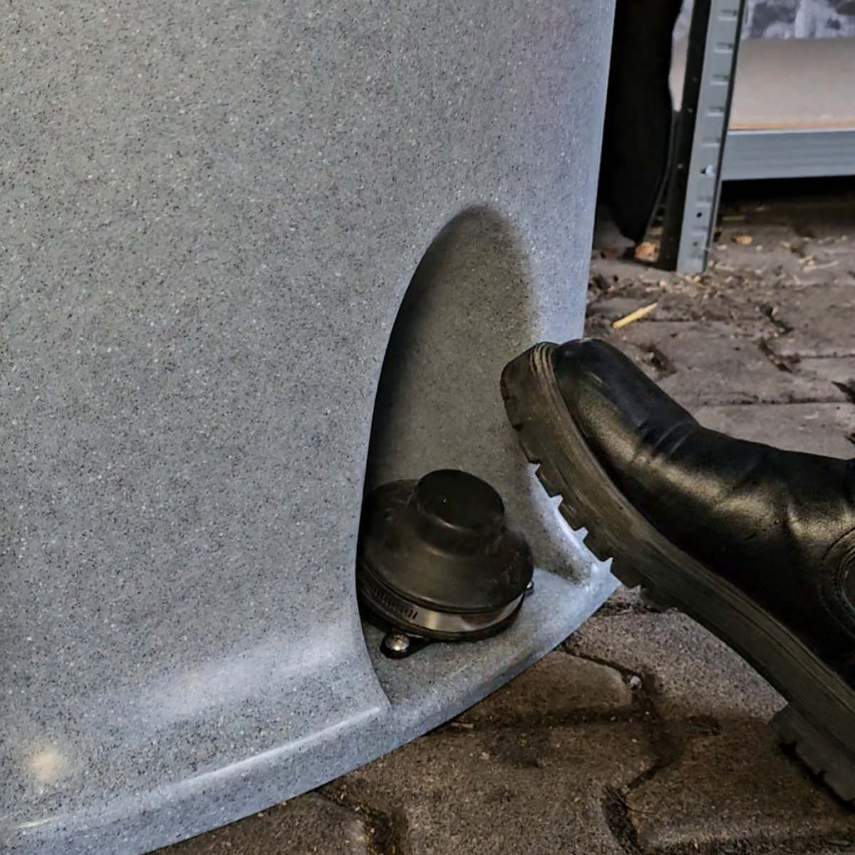 Mobile Handwaschstation WASHPORT, Waschbecken mit Frisch- & Abwassertank