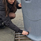 Mobile Handwaschstation WASHPORT, Waschbecken mit Frisch- & Abwassertank