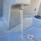 Mobile Handwaschstation WASHPORT, Waschbecken mit Frisch- & Abwassertank