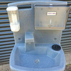 Mobile Handwaschstation WASHPORT, Waschbecken mit Frisch- & Abwassertank