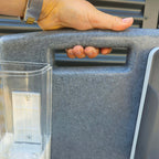 Mobile Handwaschstation WASHPORT, Waschbecken mit Frisch- & Abwassertank