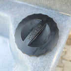 Mobile Handwaschstation WASHPORT, Waschbecken mit Frisch- & Abwassertank